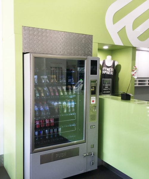 fitness express vending machin